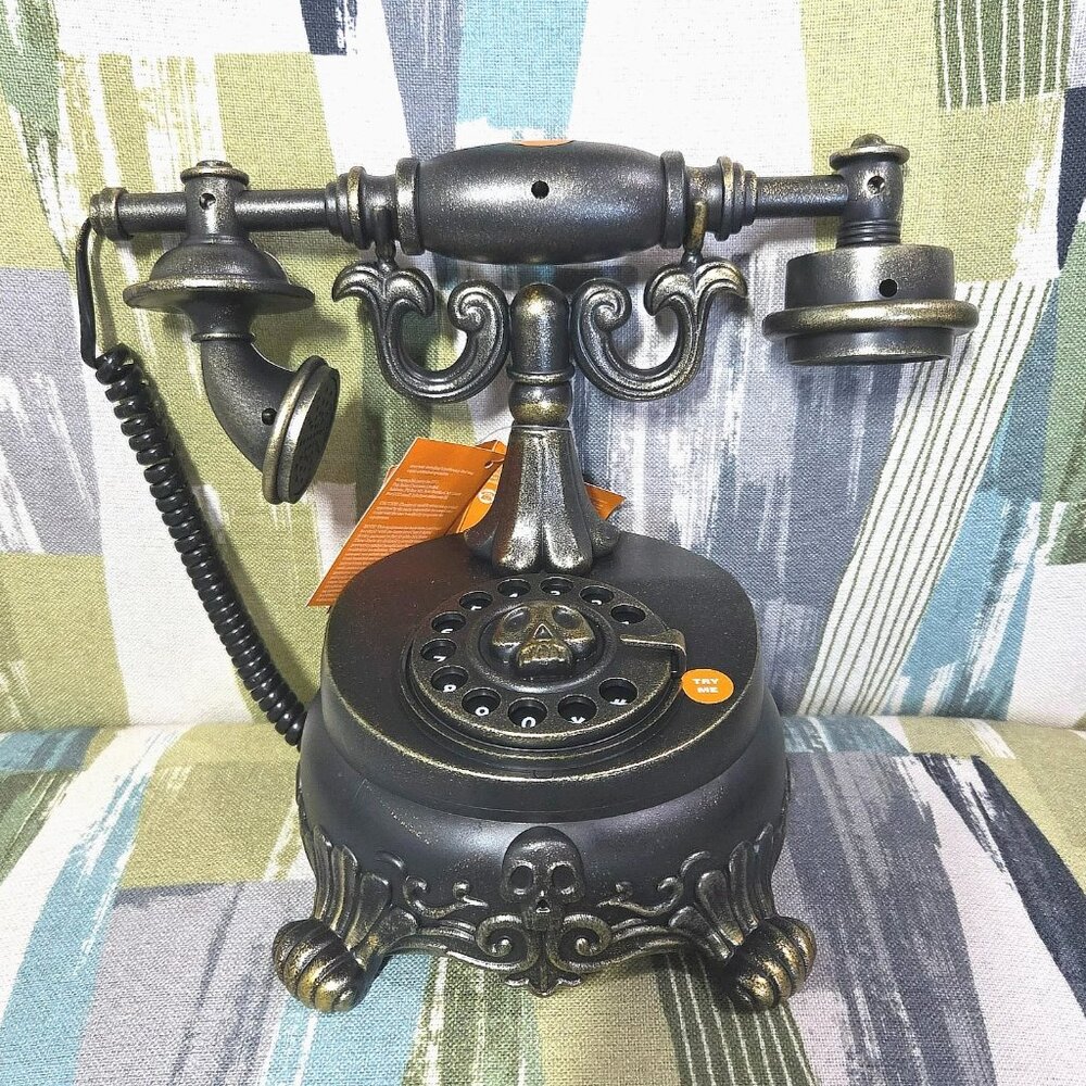 Hyde And Eek Vintage Style Halloween Telephone Victorian Style Telephone Sound
